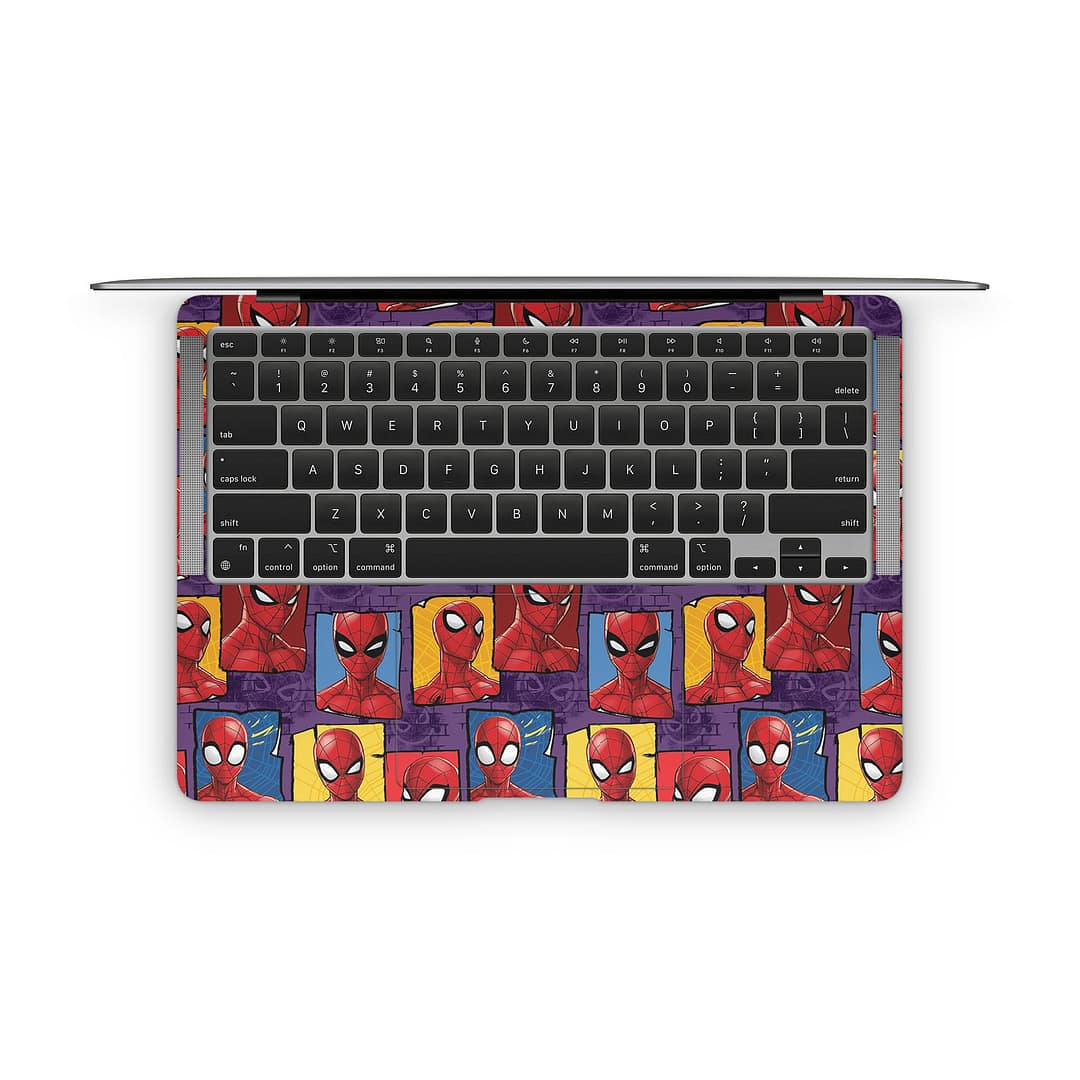Macbook air 13'' (m1,2020) spidey's world skin | wrapitskin