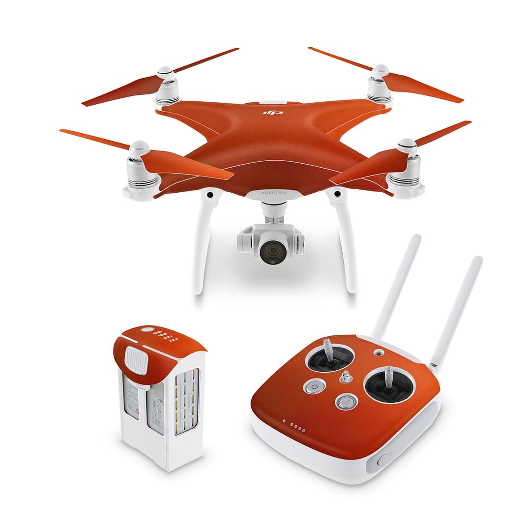 Dji phantom 4 glossy fiery orange skin | wrapitskin