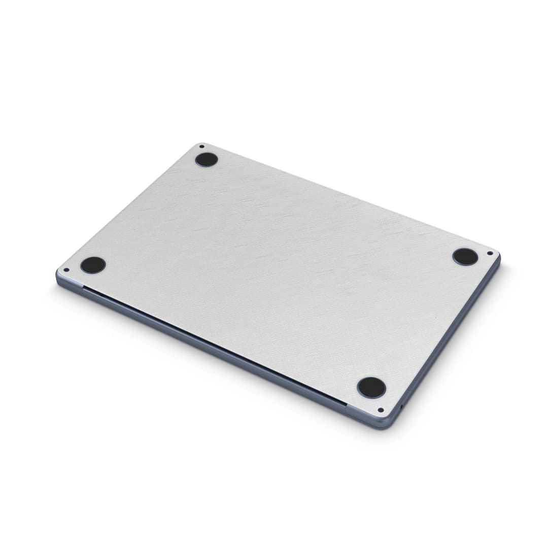 Macbook air 13. 6'' m2 2022 cross metal white skin | wrapitskin