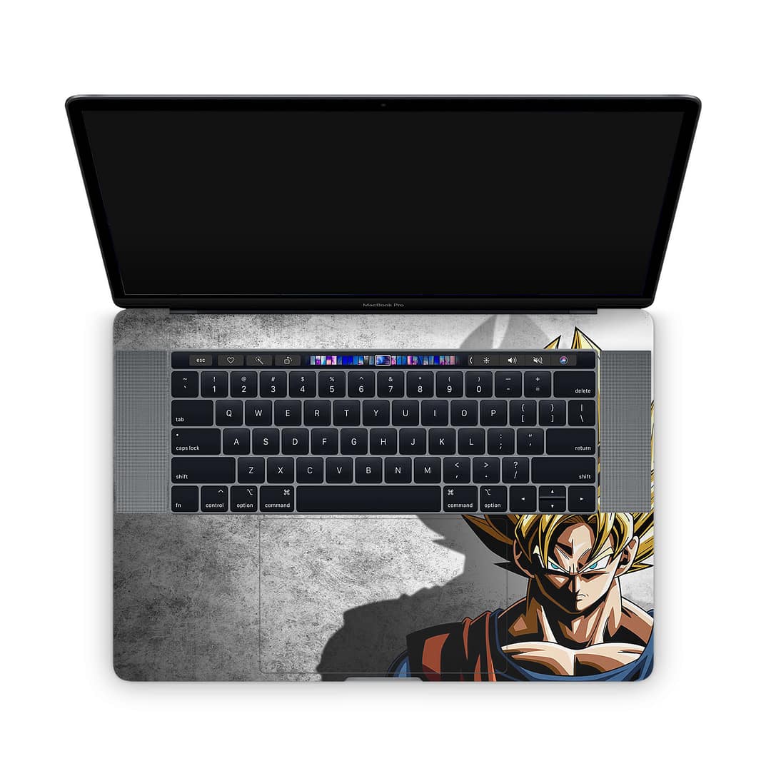 Macbook pro 15'' (2018-2019) dragon ball z warrior skin | wrapitskin