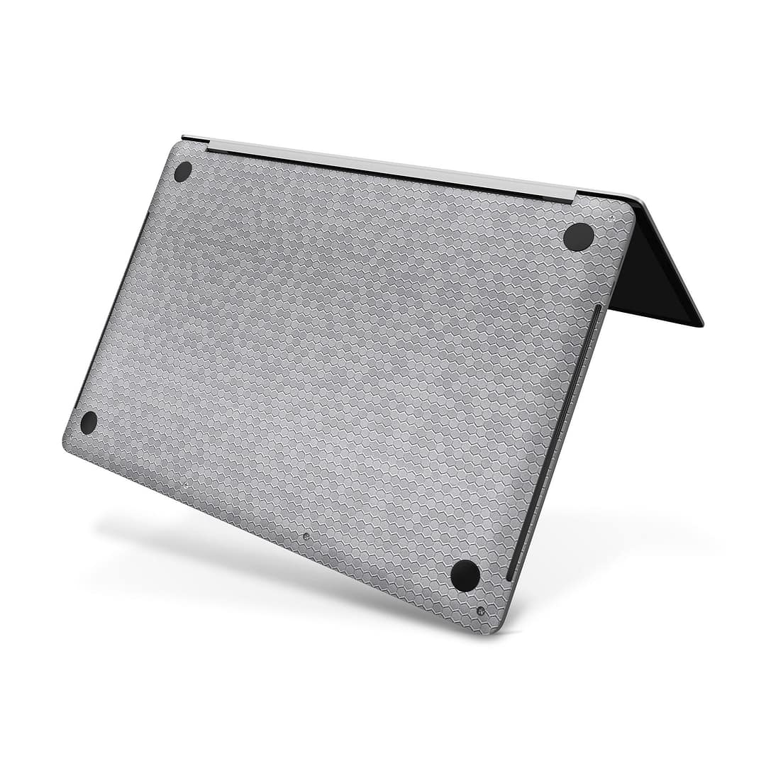 Macbook pro 15'' (2018-2019) honeycomb silver skin | wrapitskin