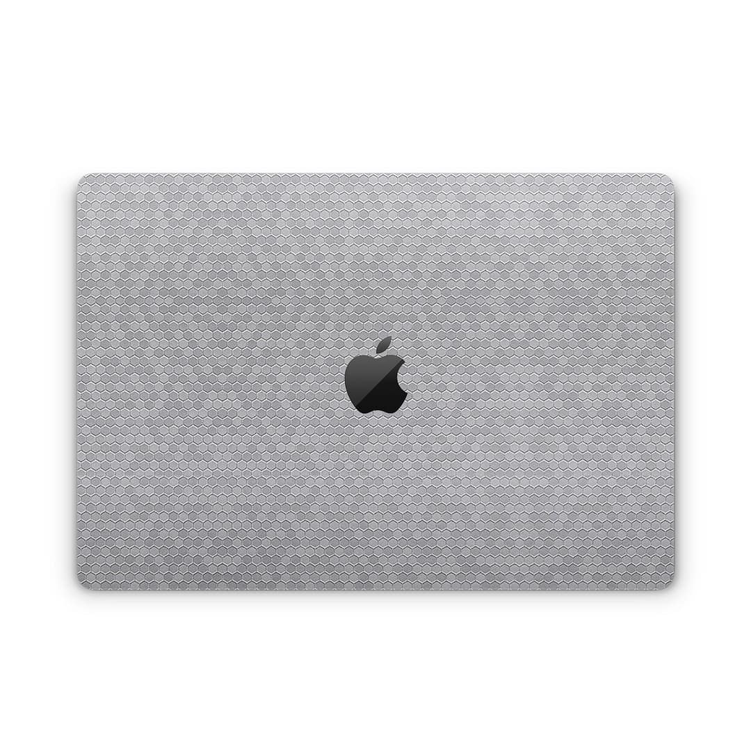 Macbook pro 16'' (m2,2023) honeycomb silver skin | wrapitskin