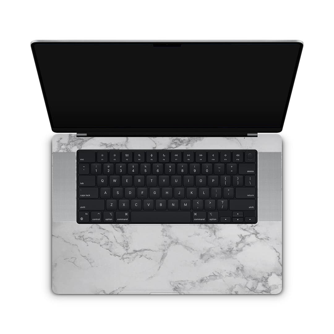 Macbook pro 16'' (m2,2023) marble white skin | wrapitskin