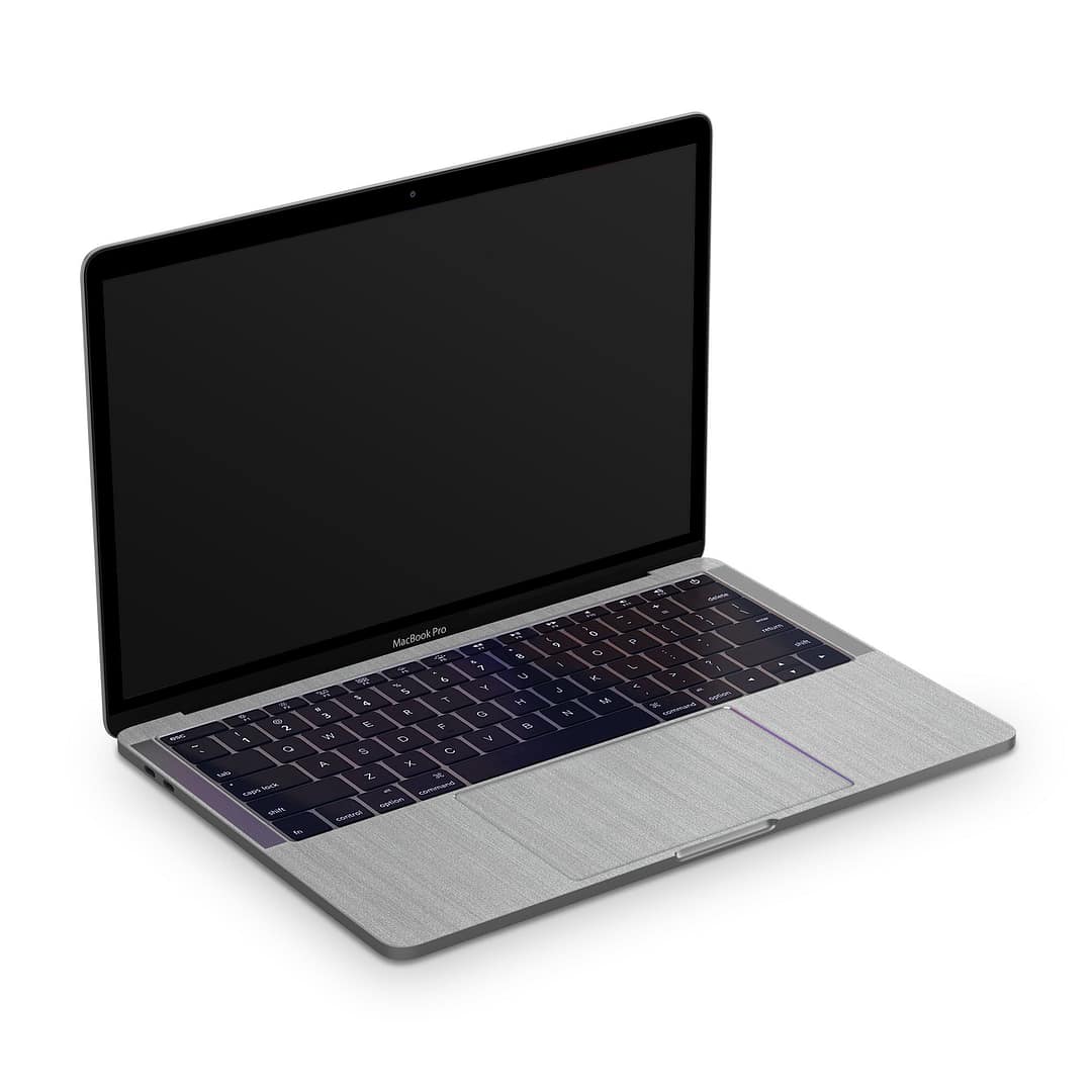Macbook pro 13'' (2016-2018) brushed metal steel skin | wrapitskin