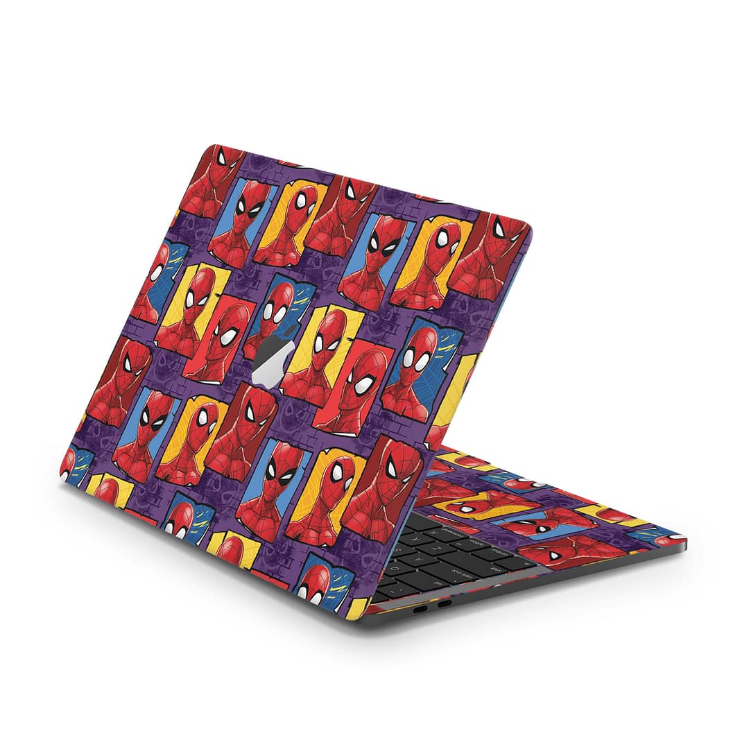 Macbook pro 13'' (touch bar,2018) spidey's world skin | wrapitskin