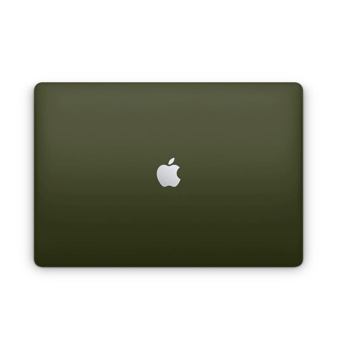 Macbook pro 13'' (m1 2020) matte military green skin | wrapitskin