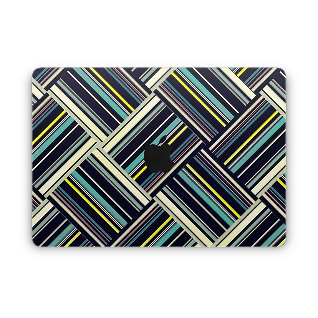 Macbook air 13. 6'' m2 2022 striped abstract skin | wrapitskin
