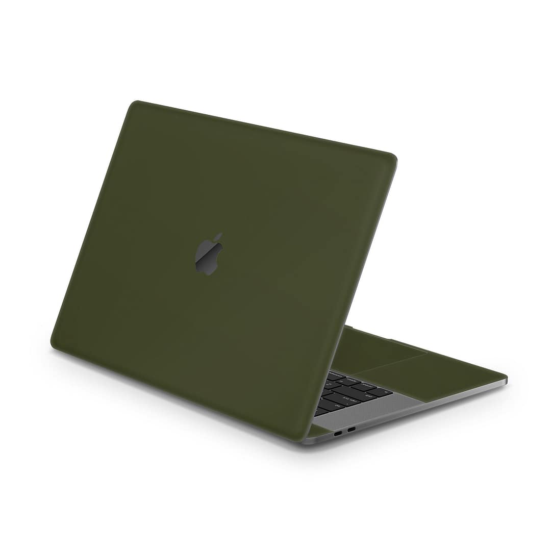 Macbook pro 15'' (2017) matte military green skin | wrapitskin