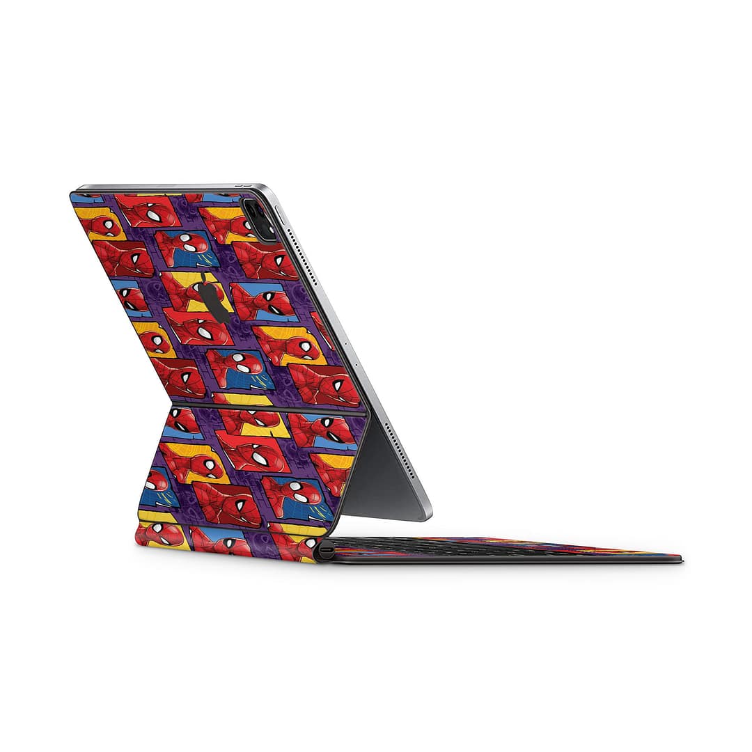 Magic keyboard ipad pro 12. 9'' gen 4 spidey's world skin | wrapitskin