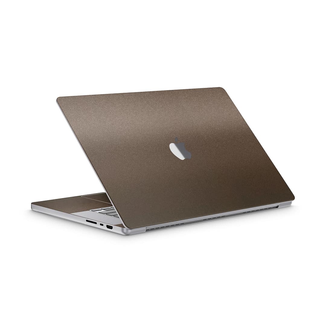 Macbook pro 16'' (m1,2021) matte brown metallic skin | wrapitskin