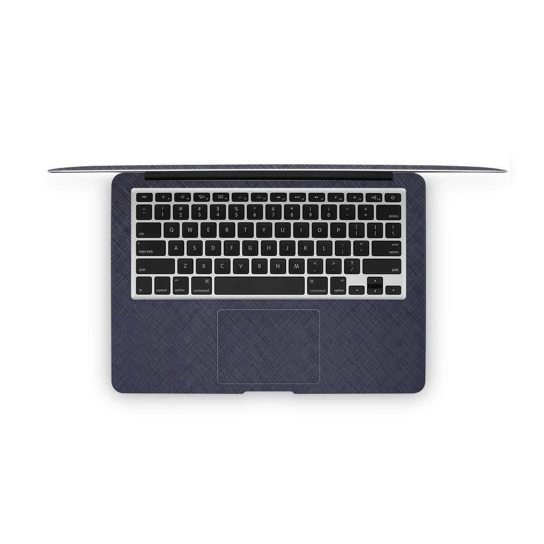 Macbook air 13'' (2010-2017) cross metal blue skin | wrapitskin