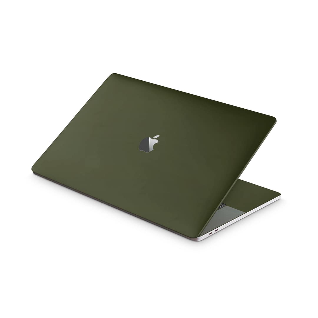Macbook pro 15'' (2018-2019) matte military green skin | wrapitskin