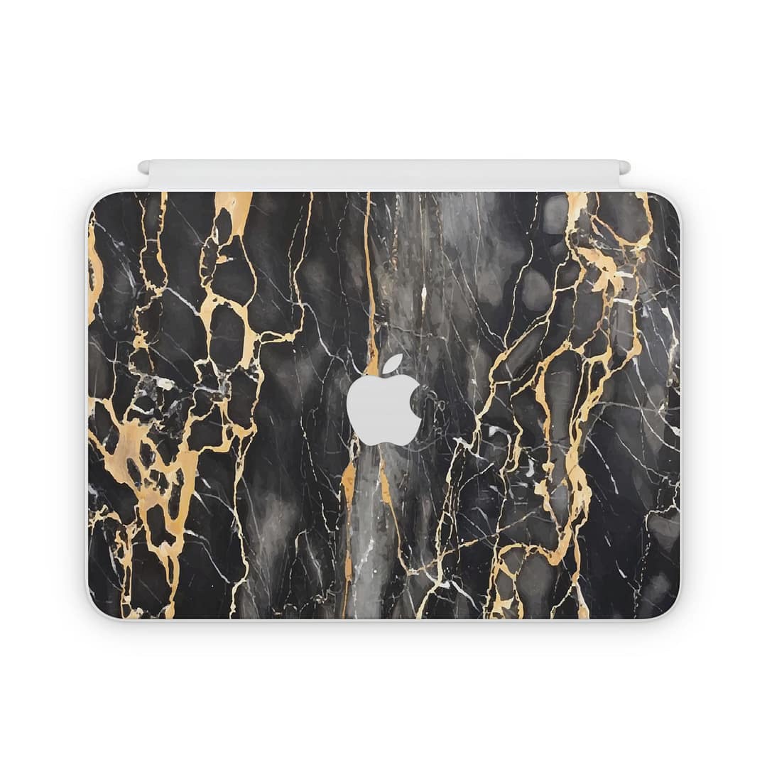 Magic keyboard ipad 10. 9'' gen 10 black gold fusion art skin | wrapitskin