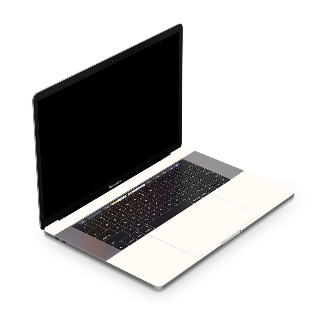 Macbook pro 15'' (2017) pearl white skin | wrapitskin