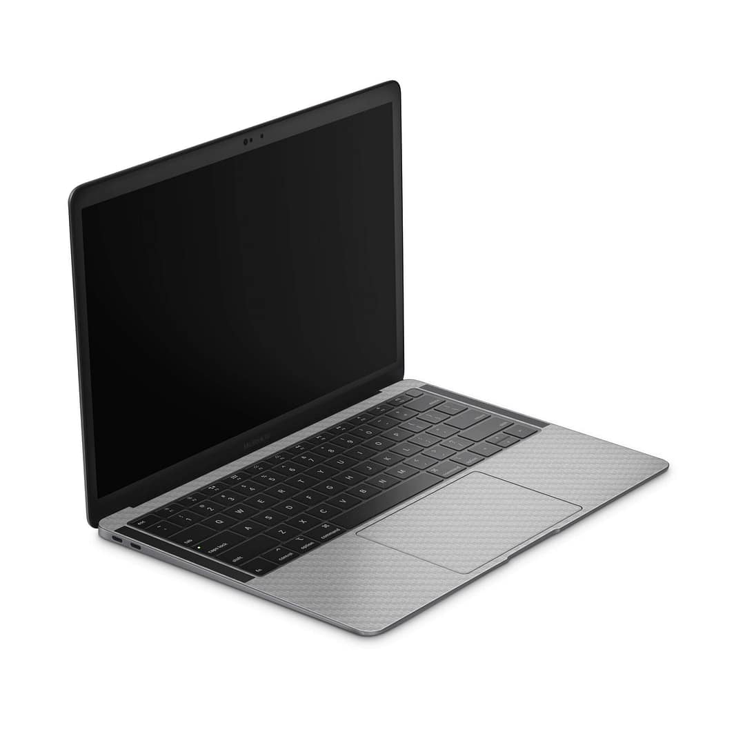 Macbook air 13'' (2018) carbon fiber gray skin | wrapitskin