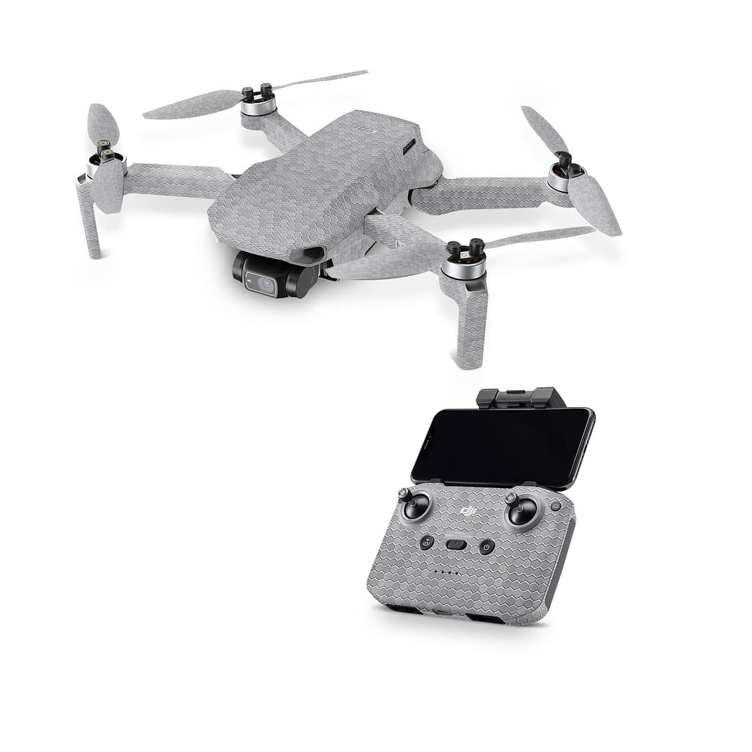 Dji mavic mini 2 honeycomb silver skin | wrapitskin