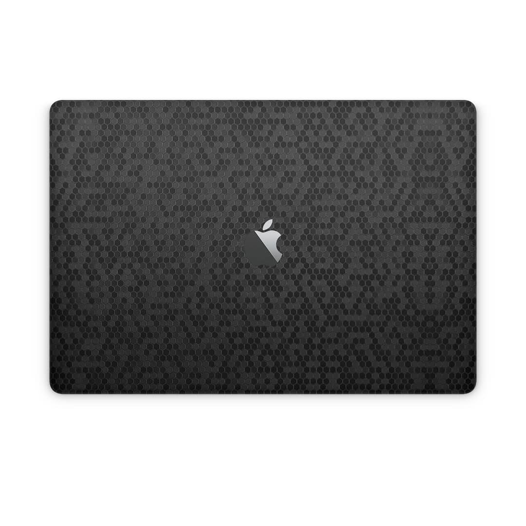 Macbook pro 15'' (2018-2019) honeycomb black skin | wrapitskin