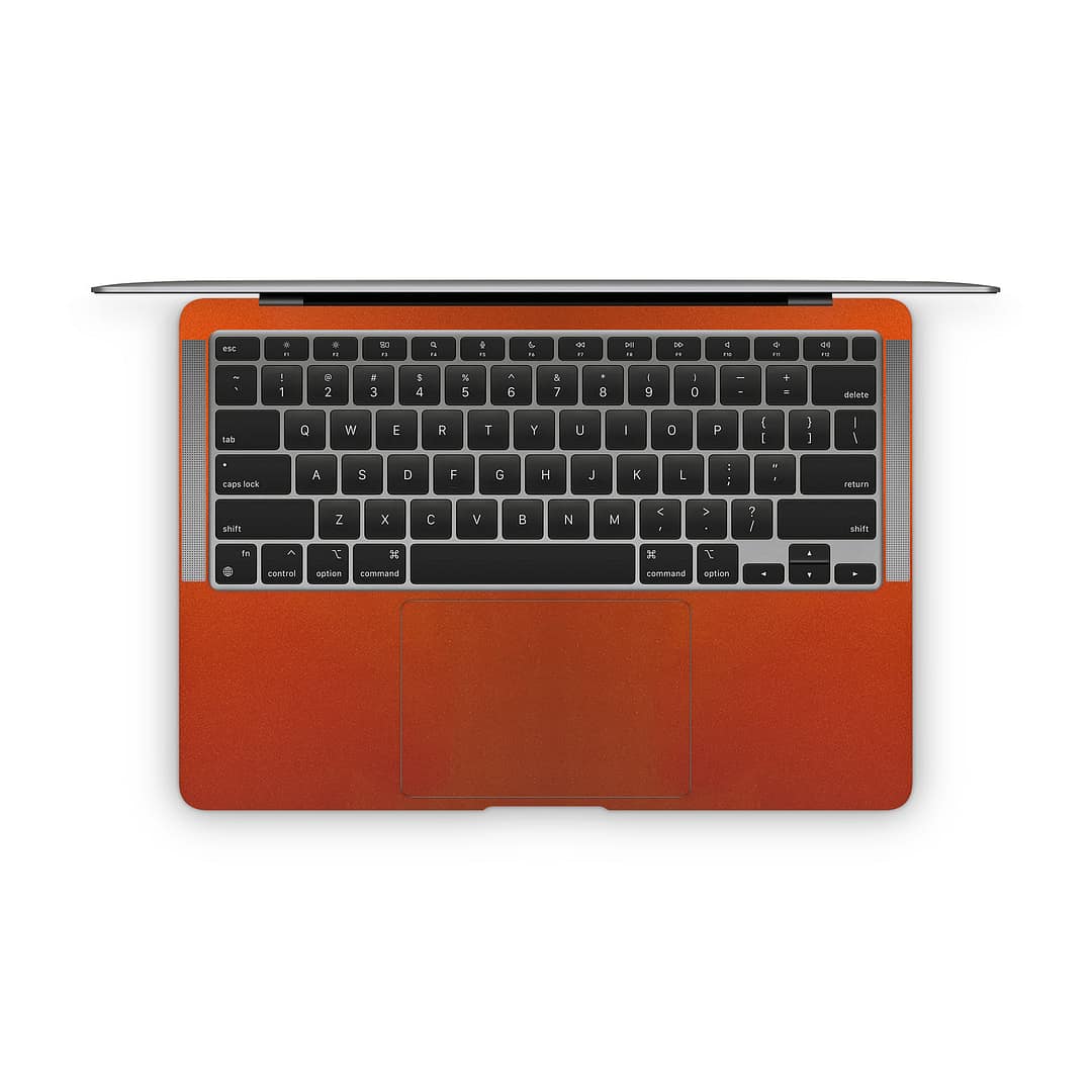 Macbook air 13'' (m1,2020) glossy fiery orange skin | wrapitskin