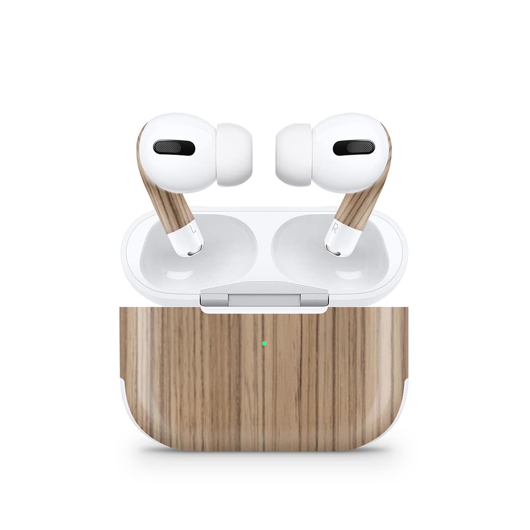 Airpods pro wooden series skins | wrapitskin
