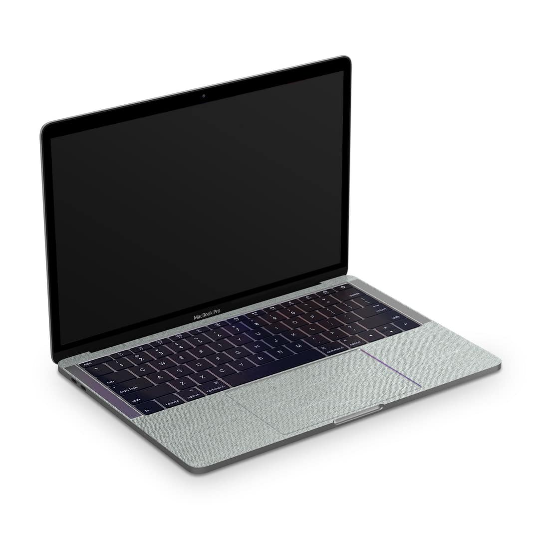 Macbook pro 13'' (2016-2018) linen cyan skin | wrapitskin