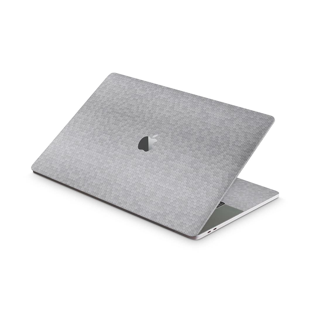 Macbook pro 15'' (2018-2019) honeycomb silver skin | wrapitskin