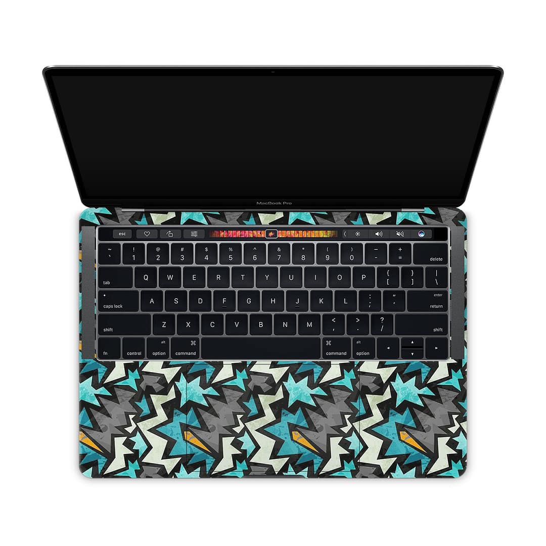 Macbook pro 13'' (touch bar,2018) graffiti harmony skin | wrapitskin