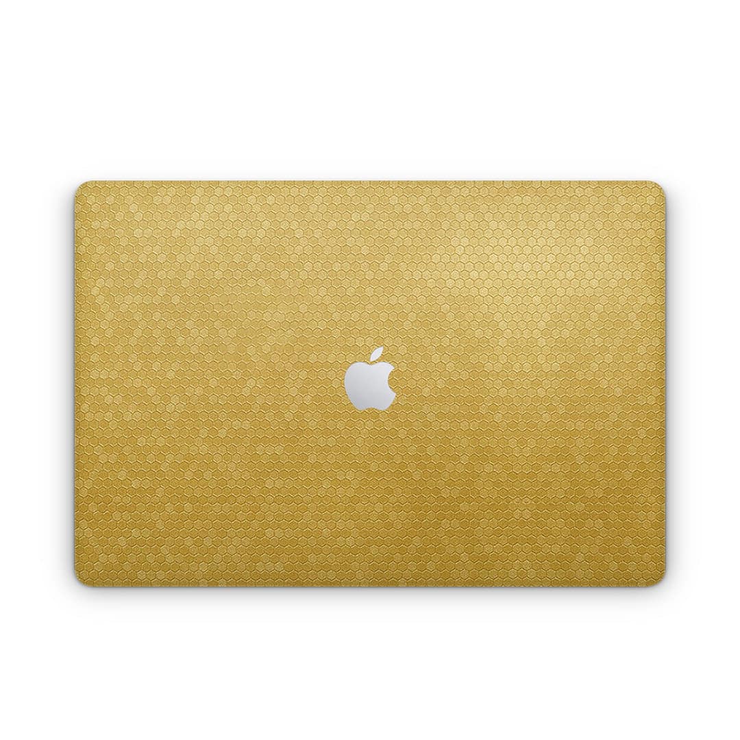 Macbook pro 13'' (m1 2020) honeycomb gold skin | wrapitskin