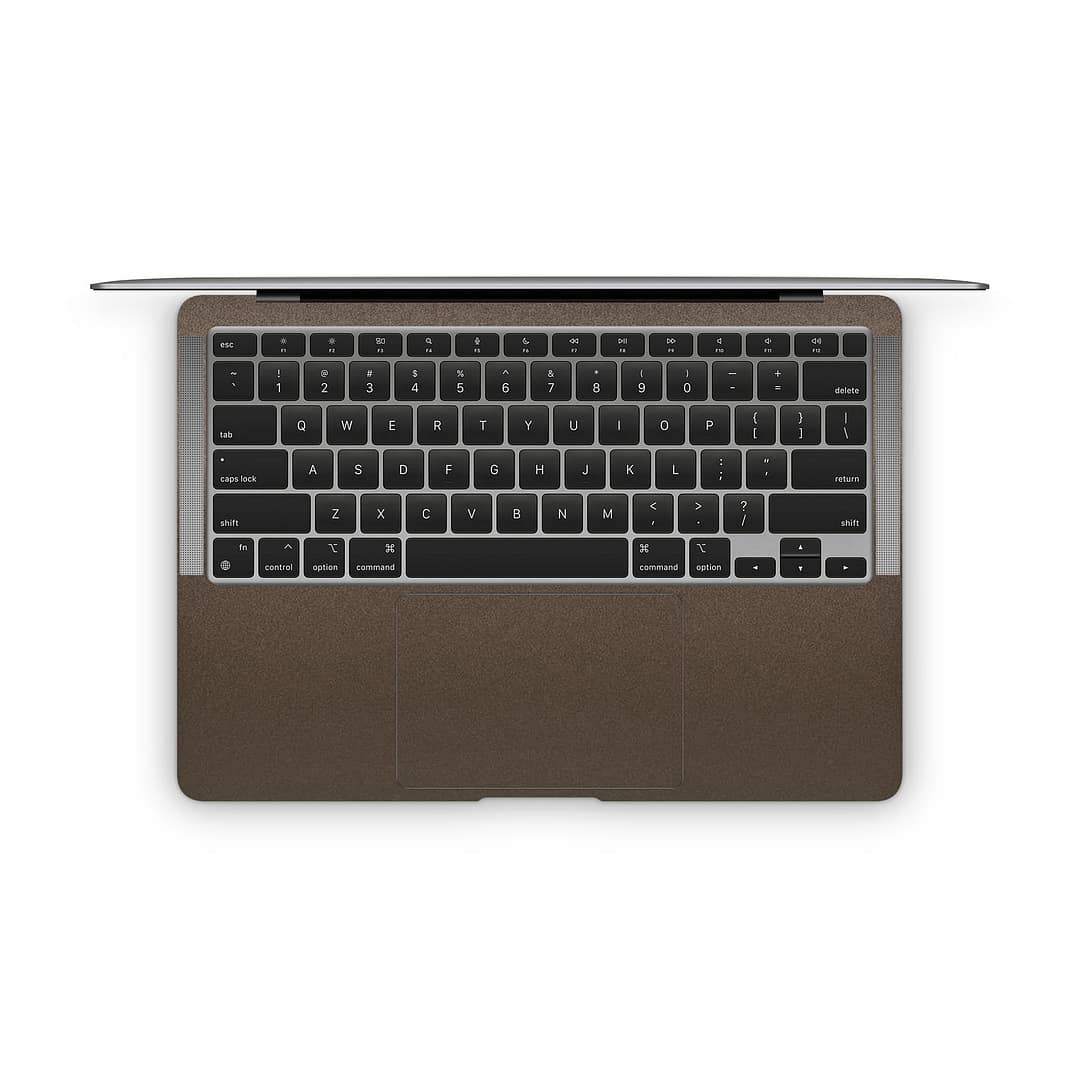 Macbook air 13'' (m1,2020) matte brown metallic skin | wrapitskin