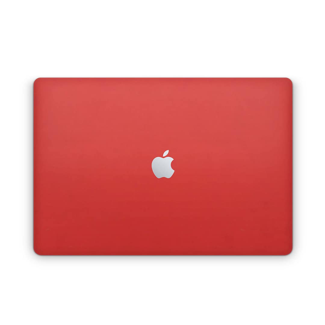 Macbook pro 16'' (touch bar,2019) matte red skin | wrapitskin