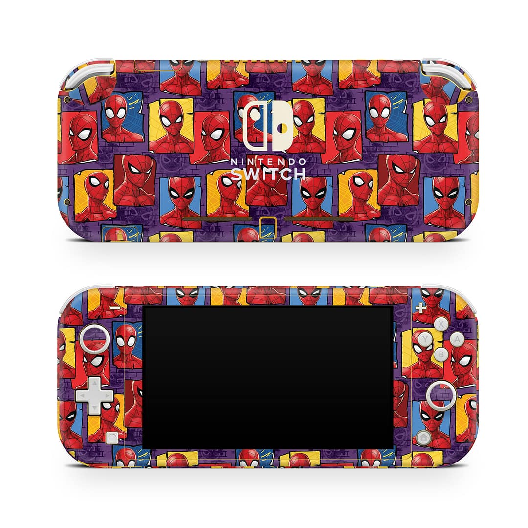 Nintendo switch lite spidey's world skin | wrapitskin