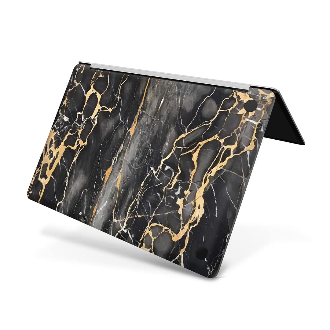 Macbook pro 13'' (2016-2018) black gold fusion art skin | wrapitskin
