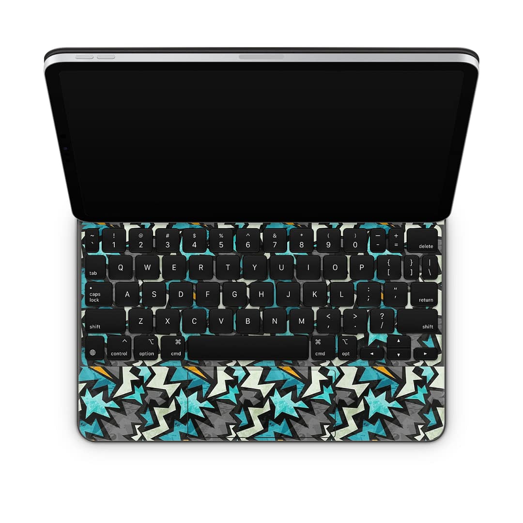 Magic keyboard ipad air gen 4 graffiti harmony skin | wrapitskin