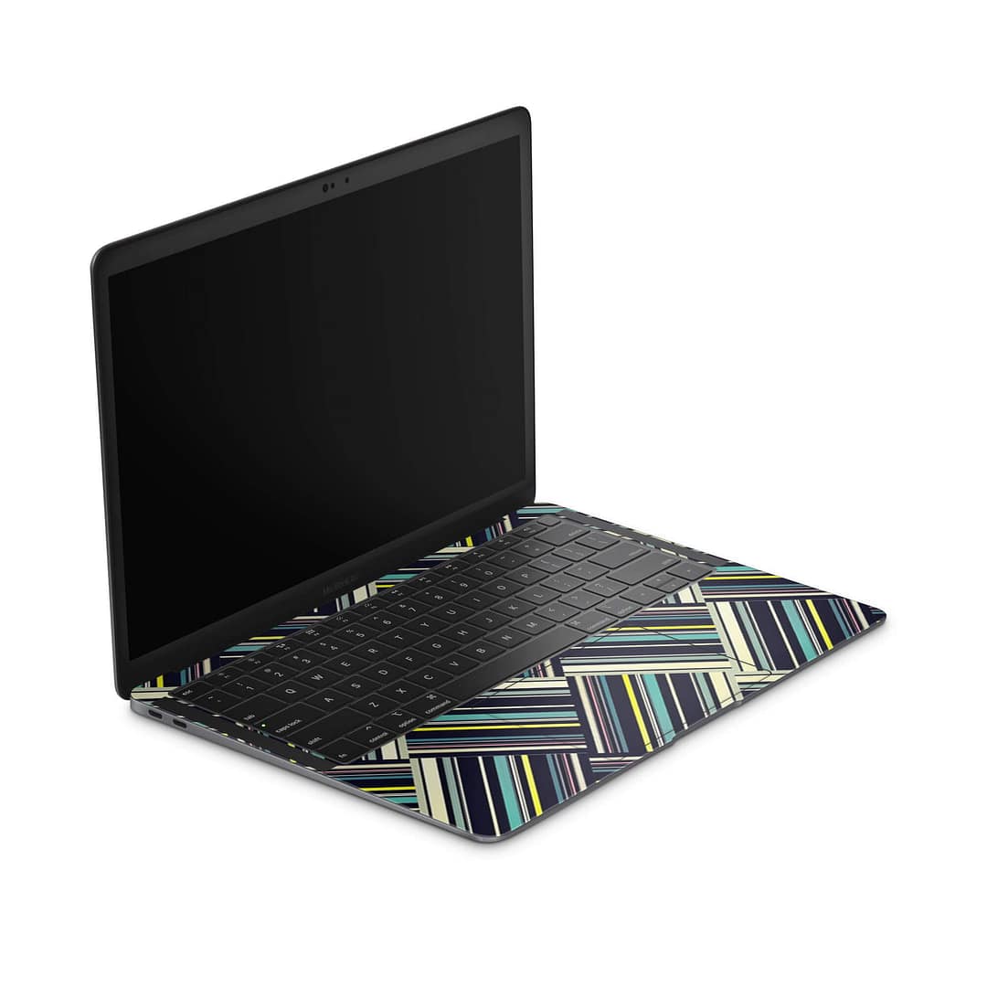 Macbook air 13'' (2018) striped abstract skin | wrapitskin