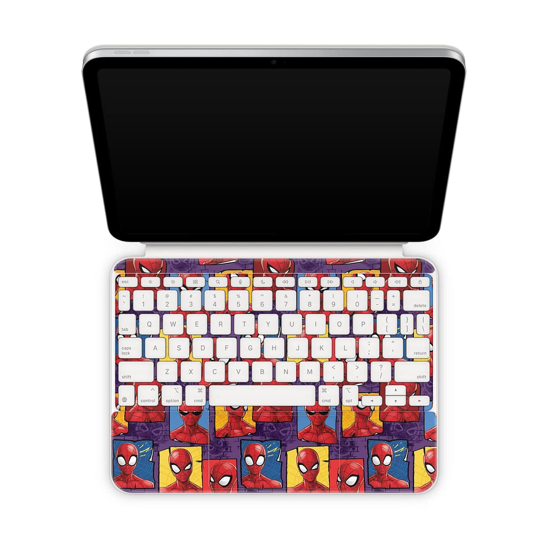 Magic keyboard ipad 10. 9'' gen 10 spidey's world skin | wrapitskin