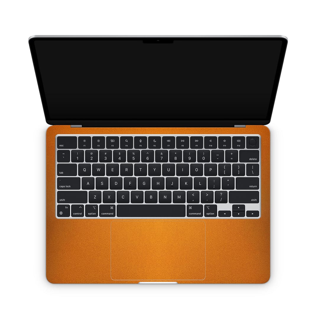 Macbook air 13. 6'' m2 2022 glossy liquid copper skin | wrapitskin
