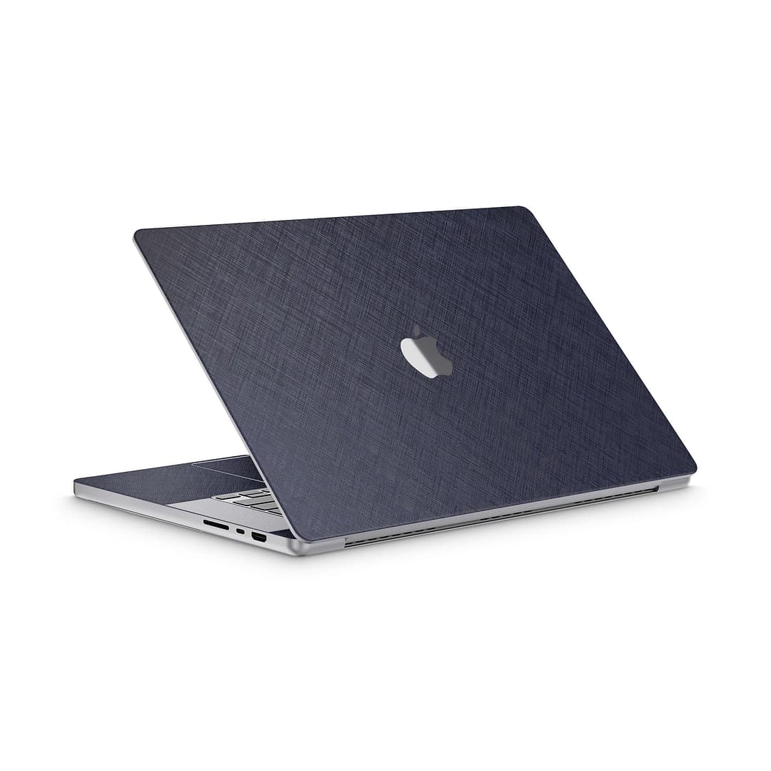 Macbook pro 16'' (m2,2023) cross metal blue skin | wrapitskin