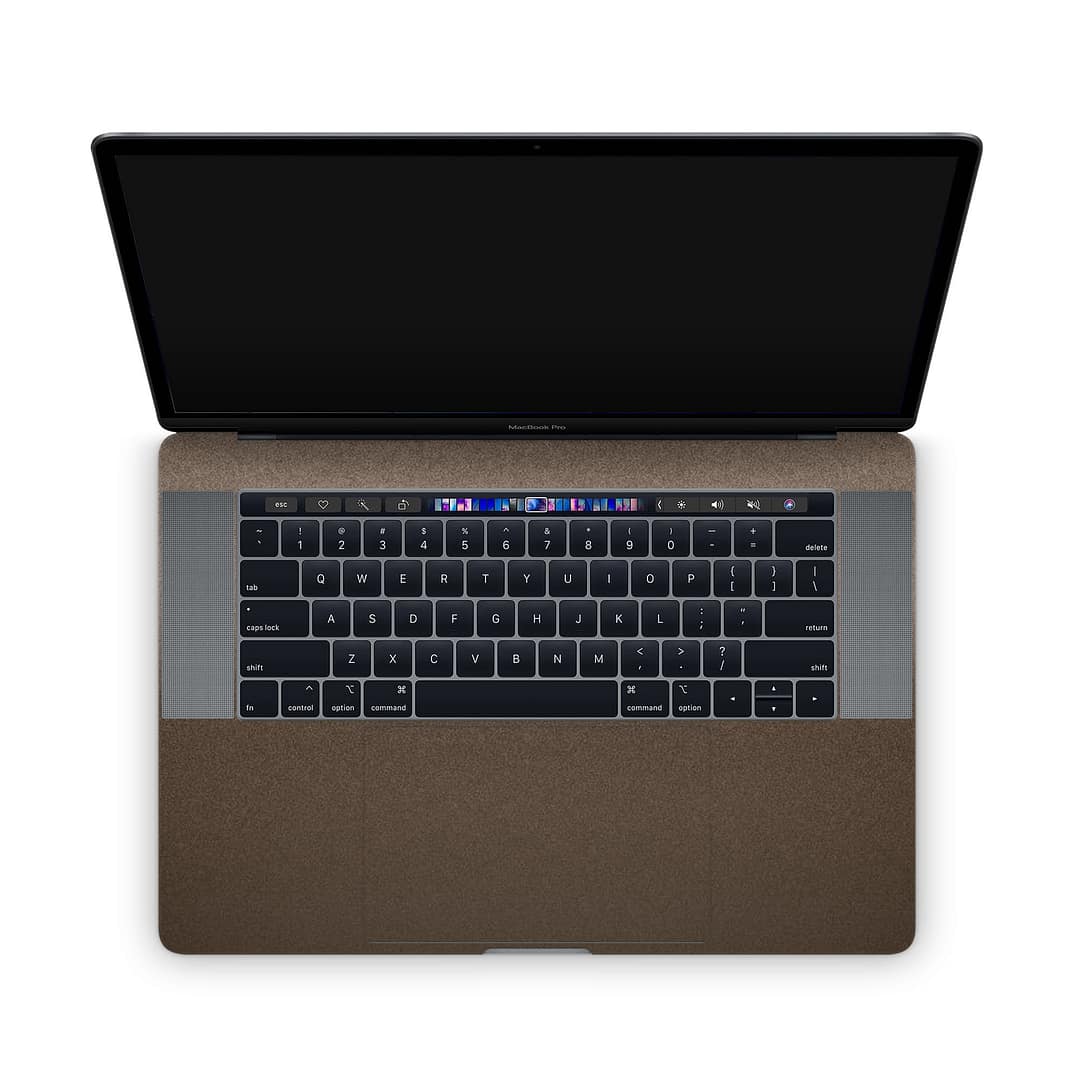 Macbook pro 15'' (2018-2019) matte brown metallic skin | wrapitskin