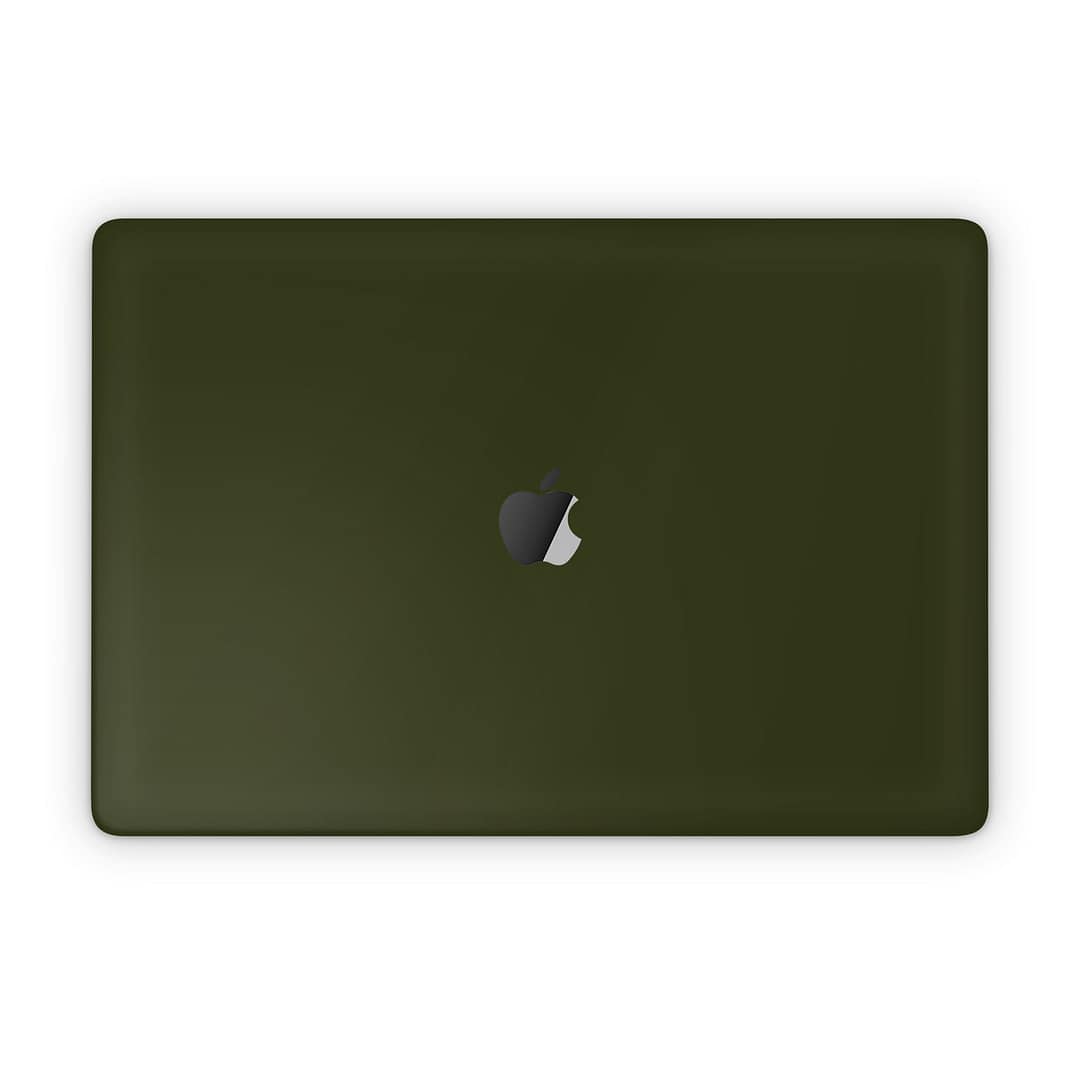 Macbook pro 15'' (2017) matte military green skin | wrapitskin