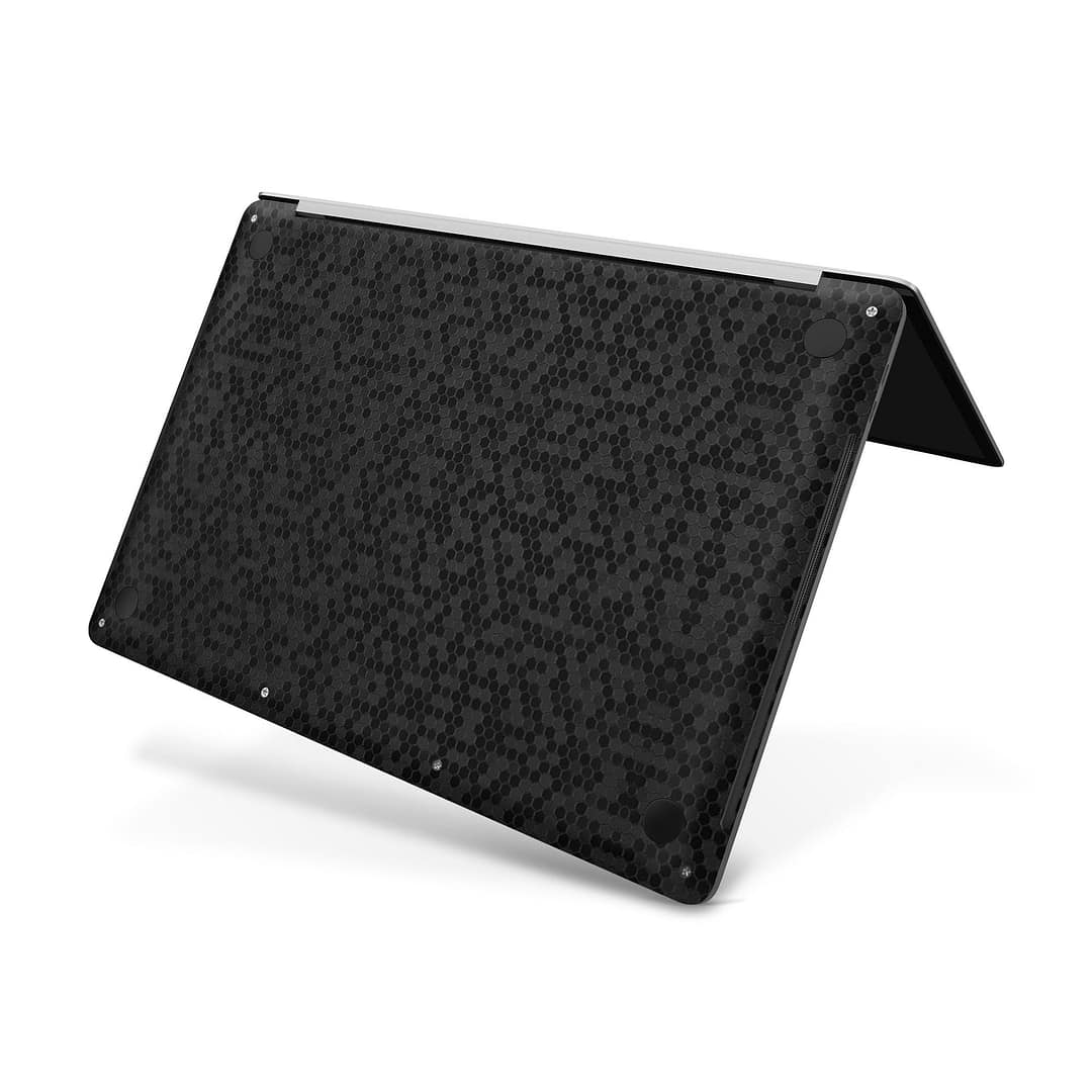 Macbook pro 15'' (2018-2019) honeycomb black skin | wrapitskin