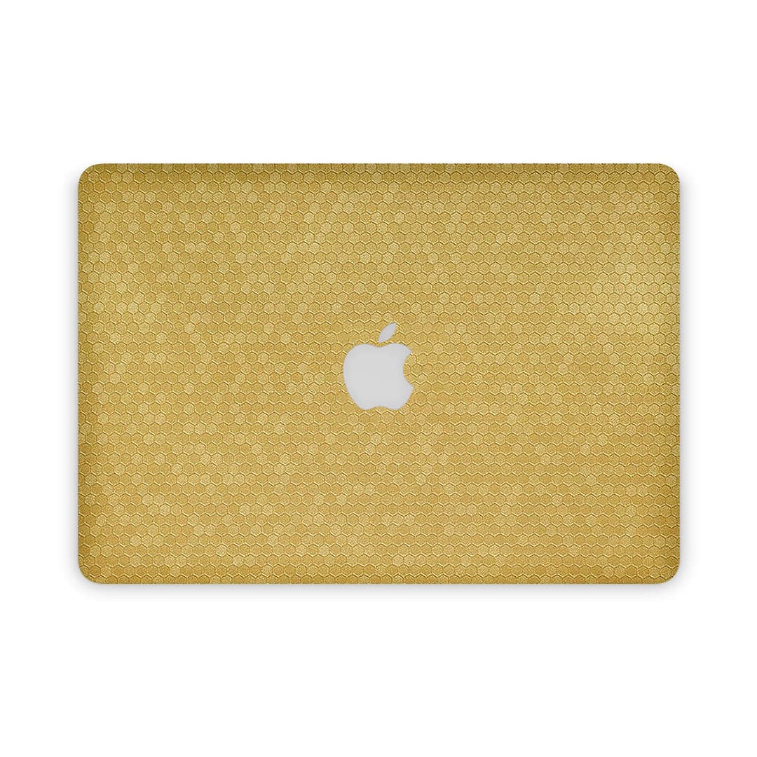 Macbook air 13'' (2010-2017) honeycomb gold skin | wrapitskin