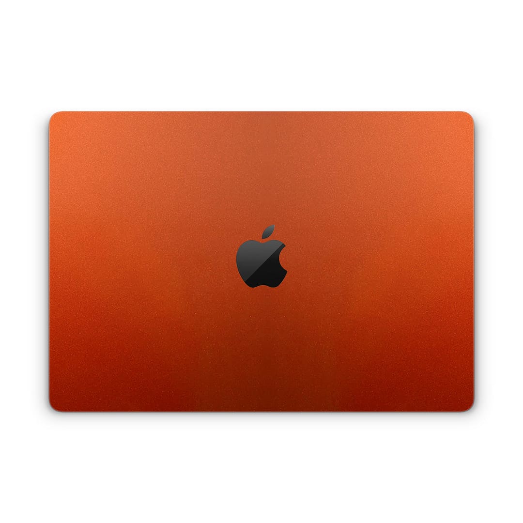 Macbook pro 14'' (2021) glossy fiery orange skin | wrapitskin