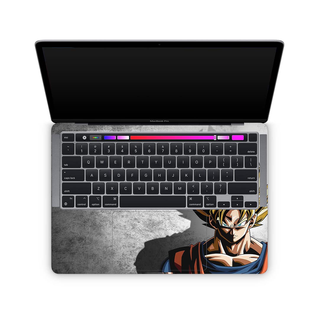 Macbook pro 13'' (m1 2020) dragon ball z warrior skin | wrapitskin