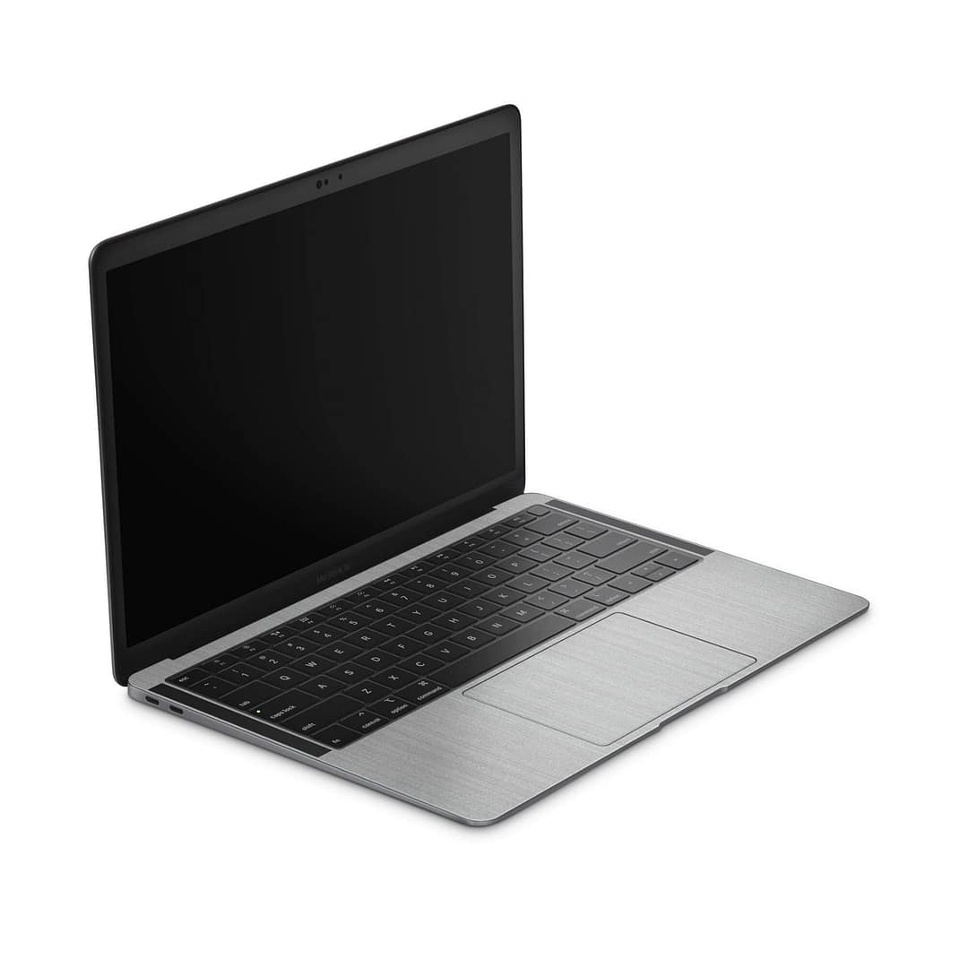 Macbook air 13'' (2018) brushed metal steel skin | wrapitskin
