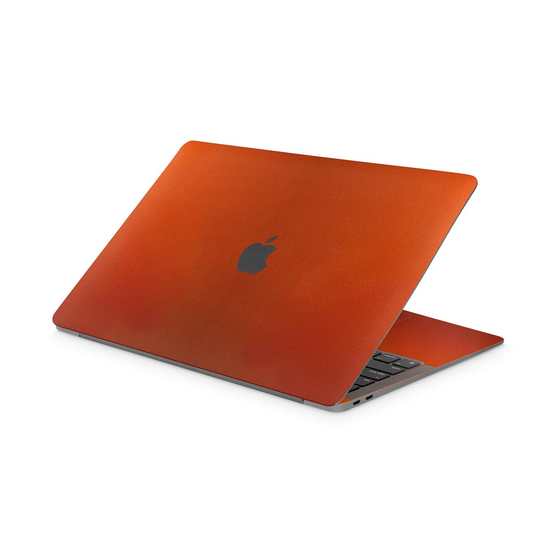 Macbook air 13'' (m1,2020) glossy fiery orange skin | wrapitskin