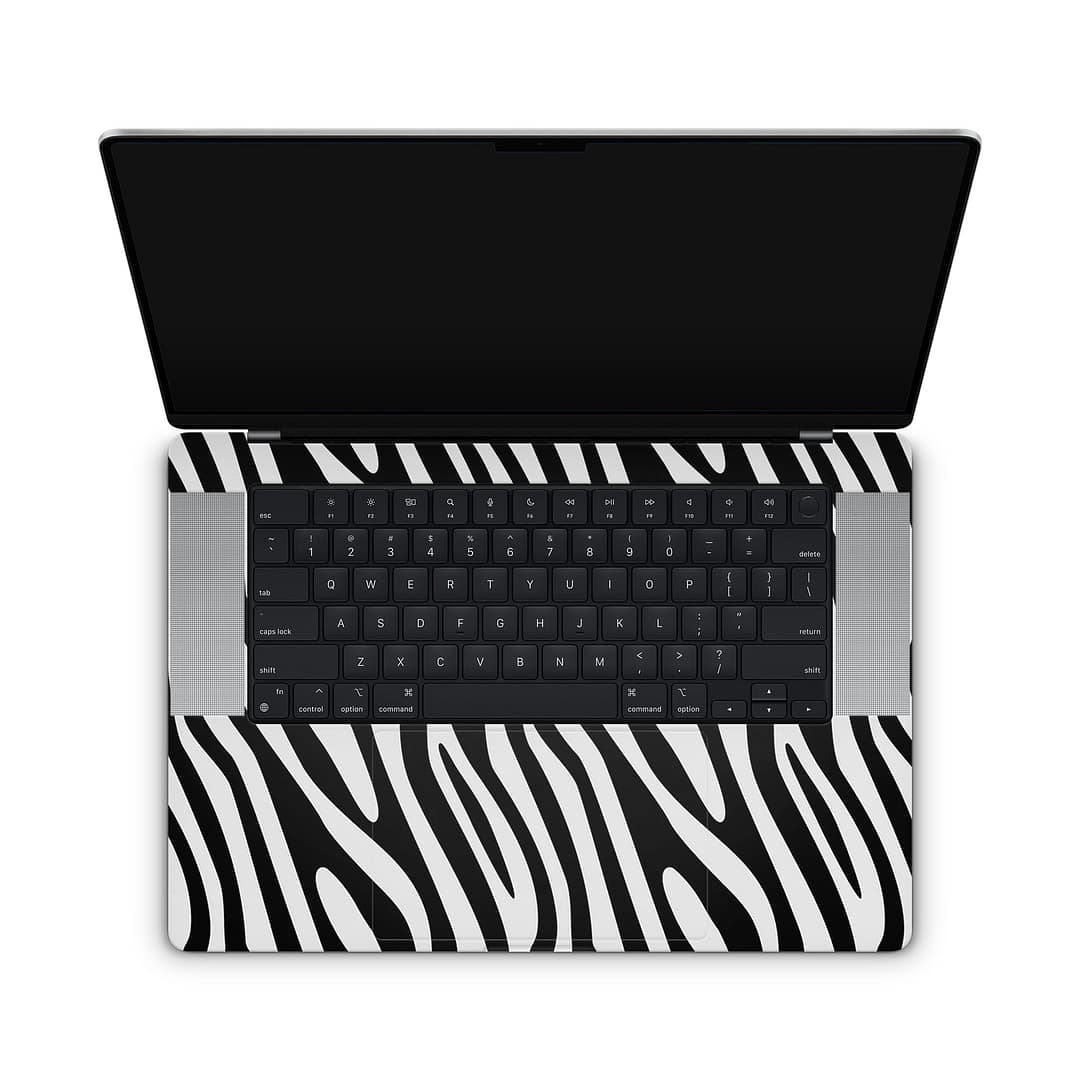 Macbook pro 16'' (m1,2021) black and white skin | wrapitskin