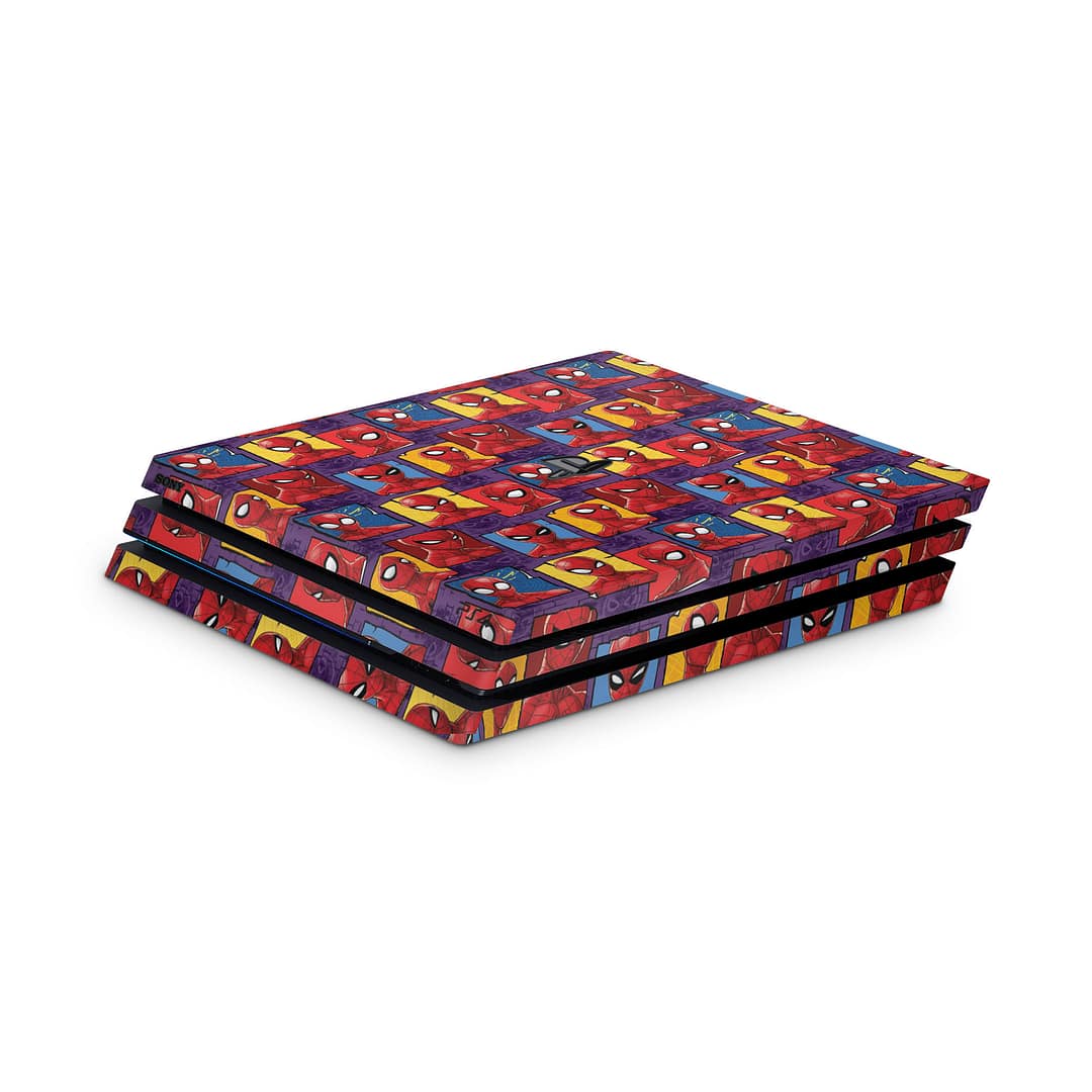 Playstation 4 pro spidey's world skin | wrapitskin