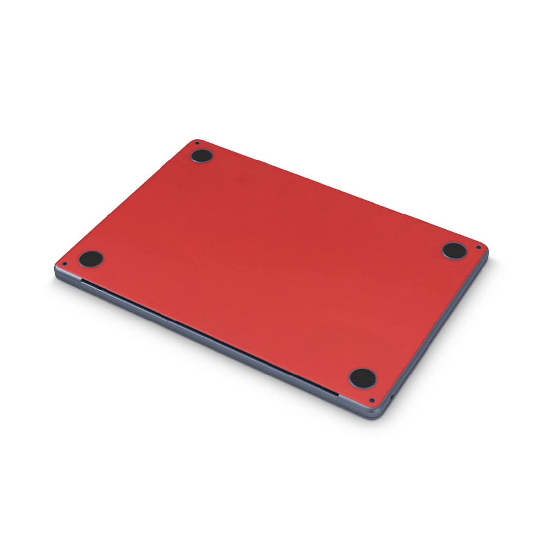 Macbook air 13. 6'' m2 2022 matte red skin | wrapitskin
