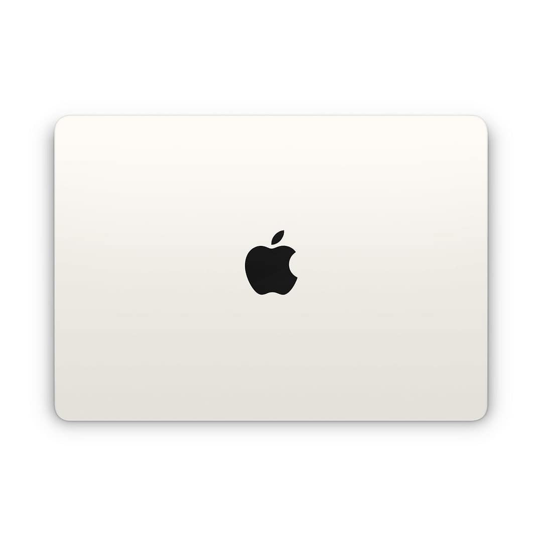 Macbook air 13. 6'' m2 2022 pearl white skin | wrapitskin
