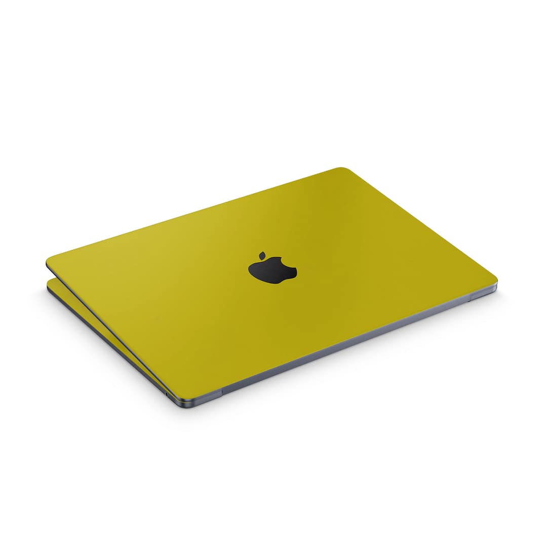 Macbook air 13. 6'' m2 2022 bitter yellow skin | wrapitskin