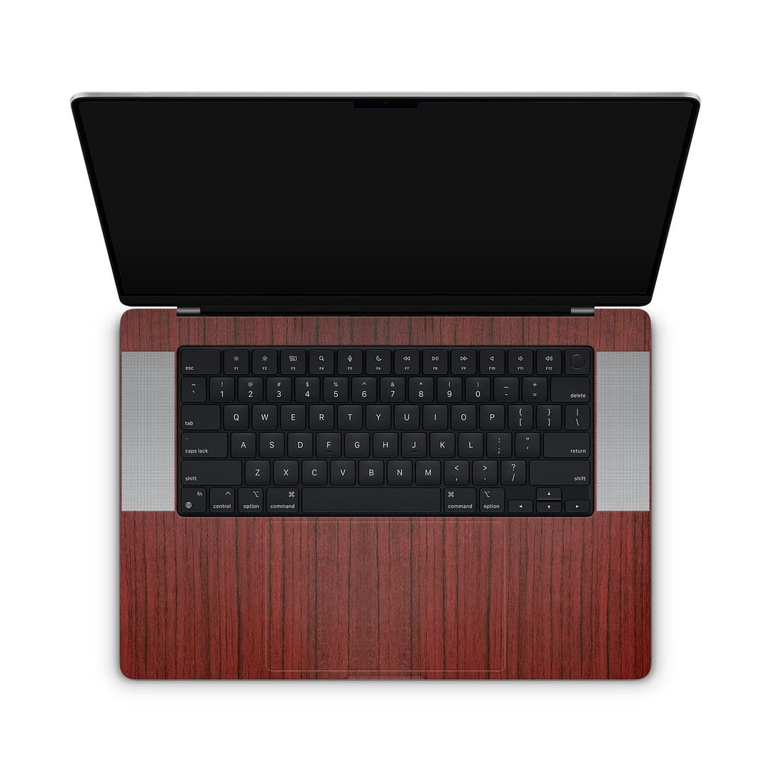 Macbook pro 16'' (m1,2021) padauk wood skin | wrapitskin